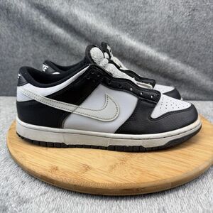 Nike Dunk Low Shoes Boys Size 7Y Black White Basketball Sneakers HQ3810-001